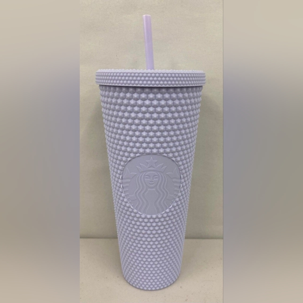 Starbucks 2021 Holiday Bling Studded Cold Cup Tumbler - 24oz Lavender Purple